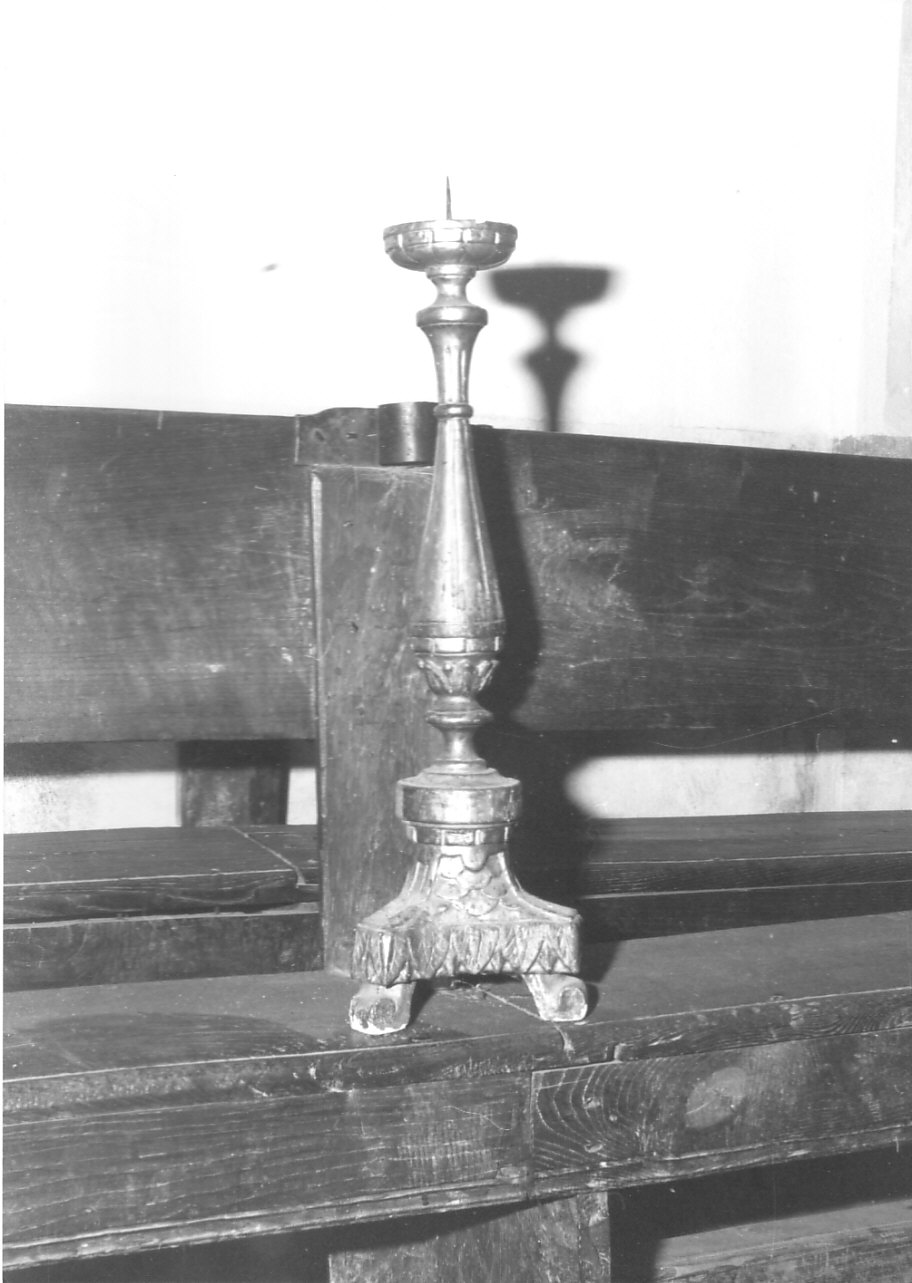 candeliere, serie - bottega ligure (prima metà sec. XIX)