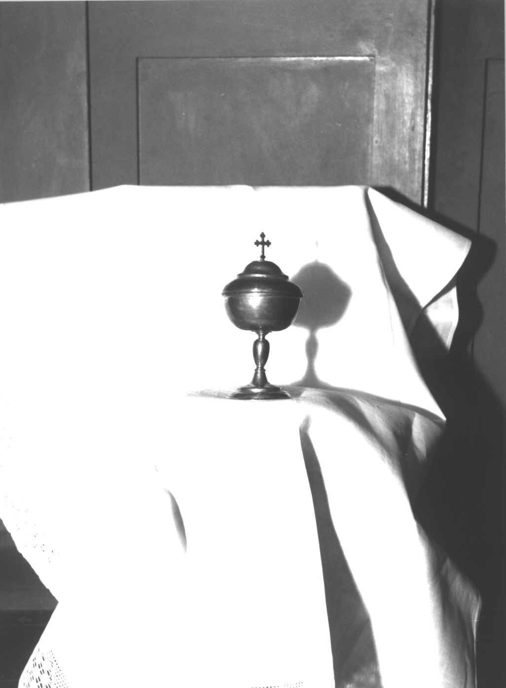 pisside, opera isolata - bottega ligure (seconda metà sec. XVIII)