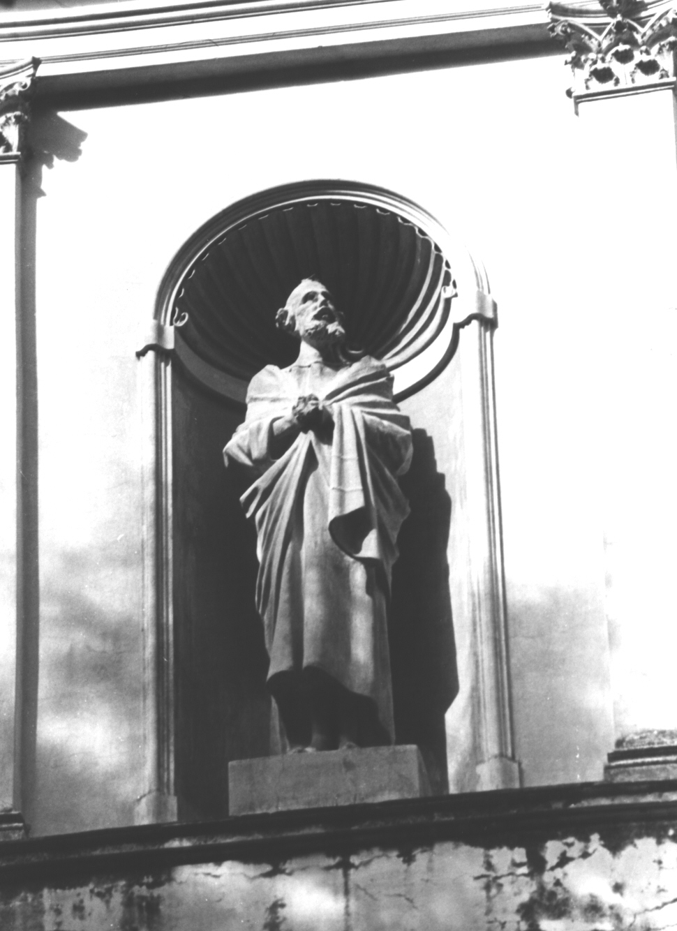 San Pietro (statua, opera isolata) di Traverso Giovanni Battista (inizio sec. XX)