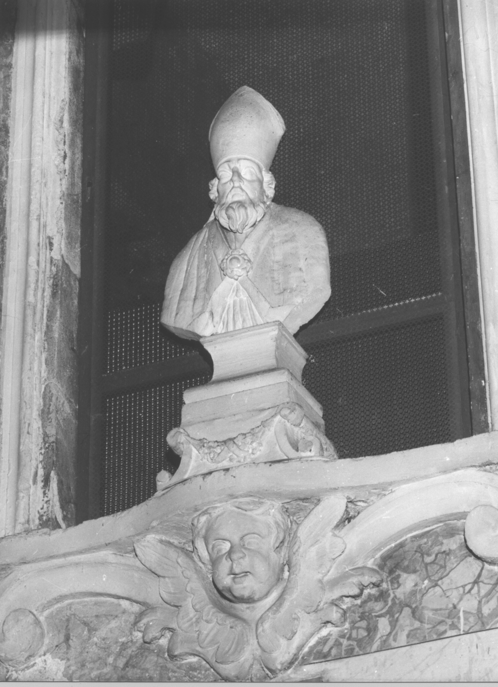 vescovo (busto, serie) - bottega ligure (sec. XX)