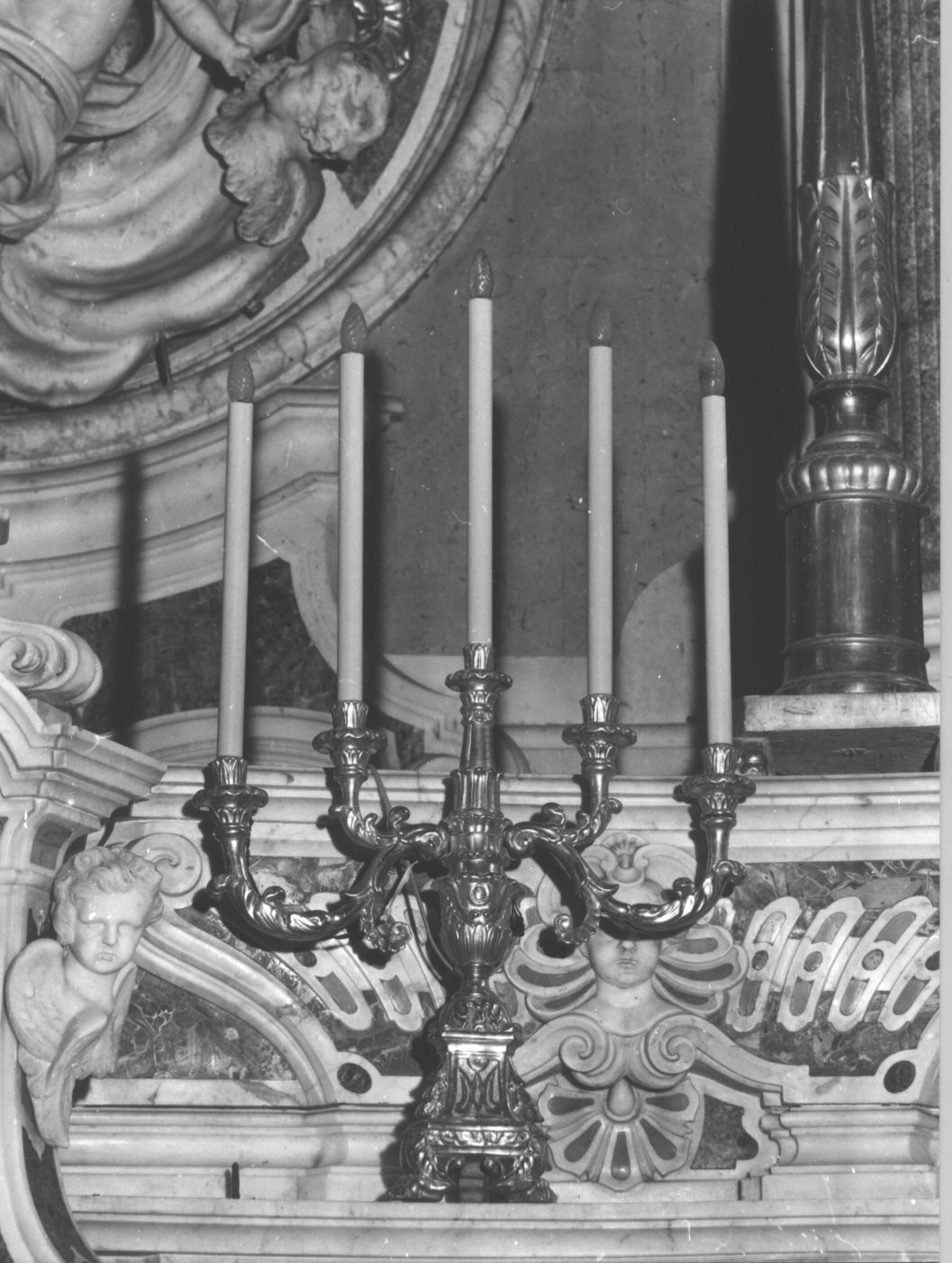 candeliere, serie - bottega ligure (sec. XX)