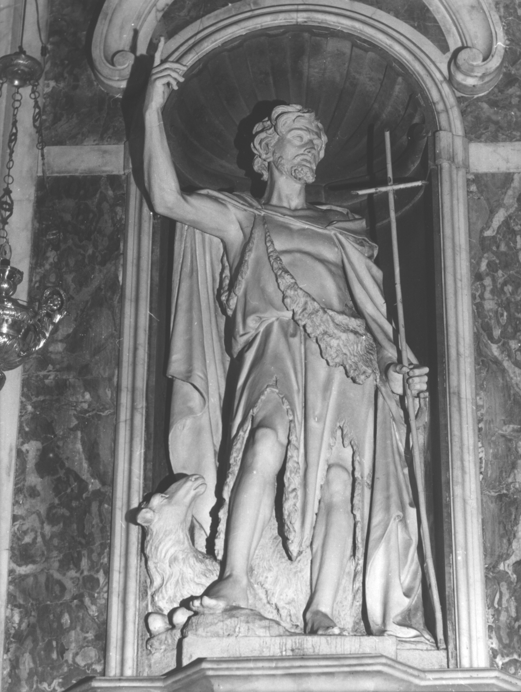 San Giovanni Battista (statua, opera isolata) di Brilla Antonio (sec. XIX)