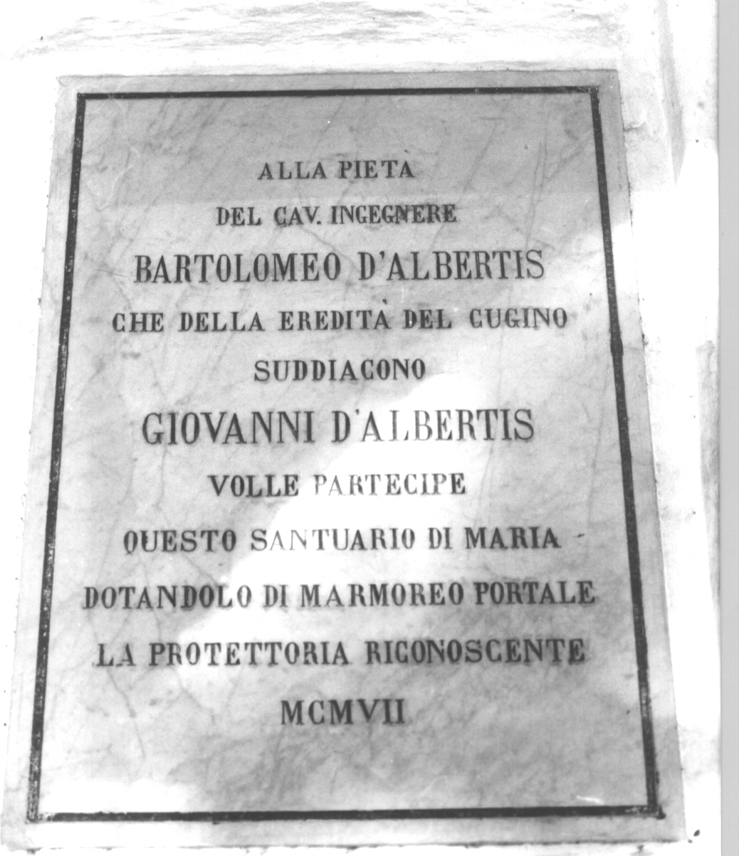 lapide commemorativa, opera isolata - bottega ligure (sec. XX)