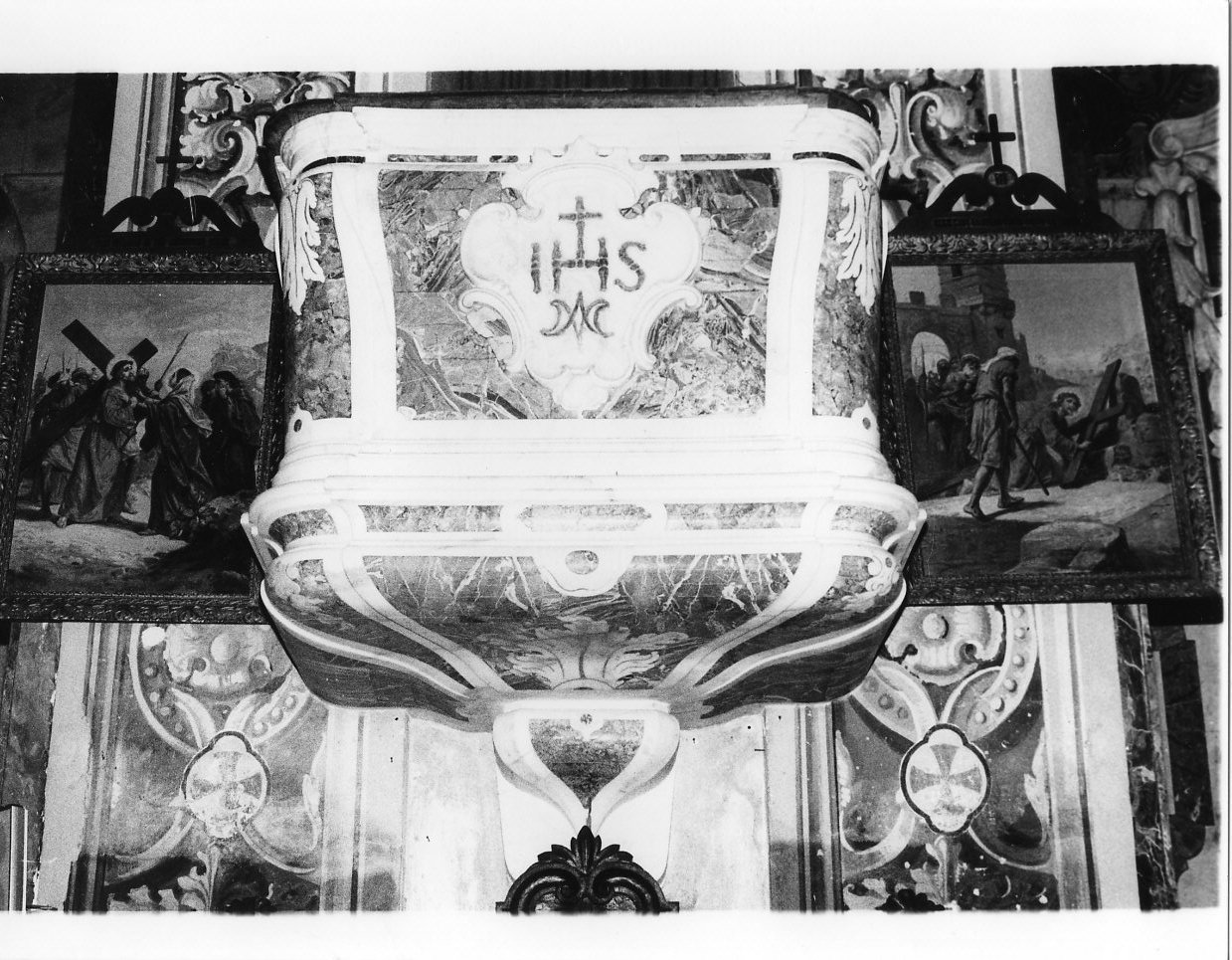 ambone, opera isolata - manifattura ligure (sec. XVIII)