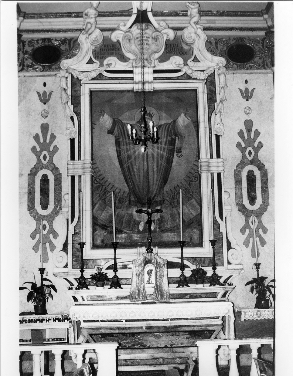 altare, insieme - manifattura ligure (prima metà, prima metà sec. XVIII, sec. XVIII)