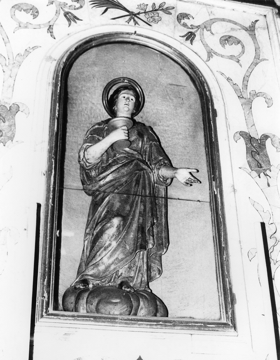 Santa Lucia (statua, opera isolata) - manifattura ligure (inizio sec. XVIII)