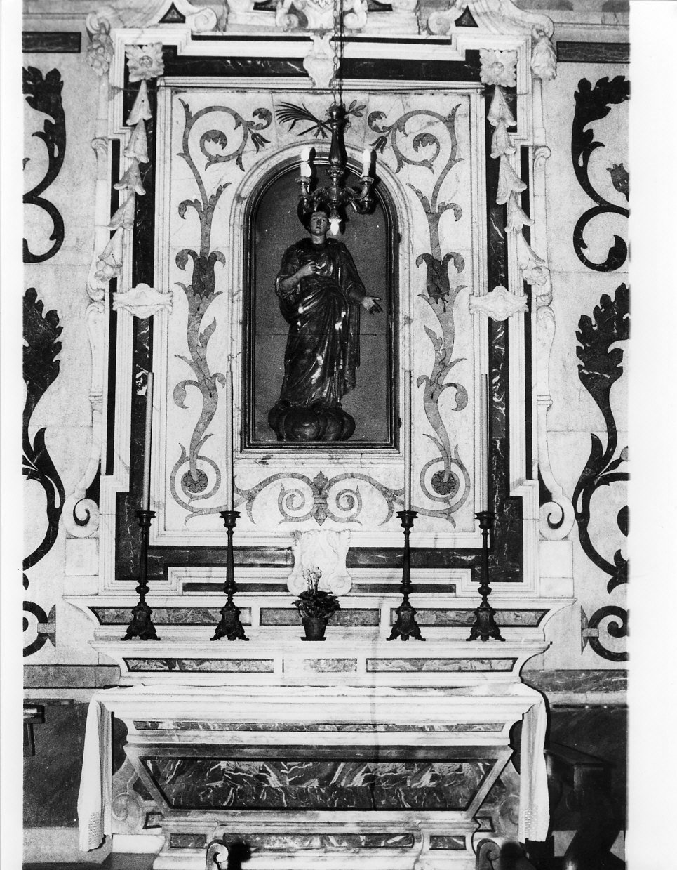 altare, insieme - manifattura ligure (prima metà sec. XIX)