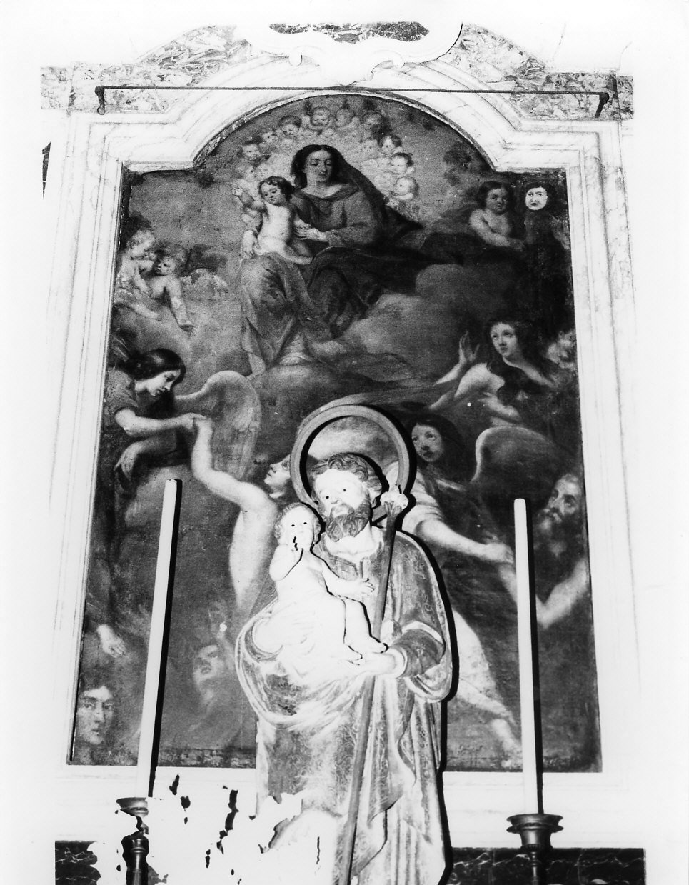 anime del purgatorio (dipinto, opera isolata) - manifattura ligure (sec. XVII)