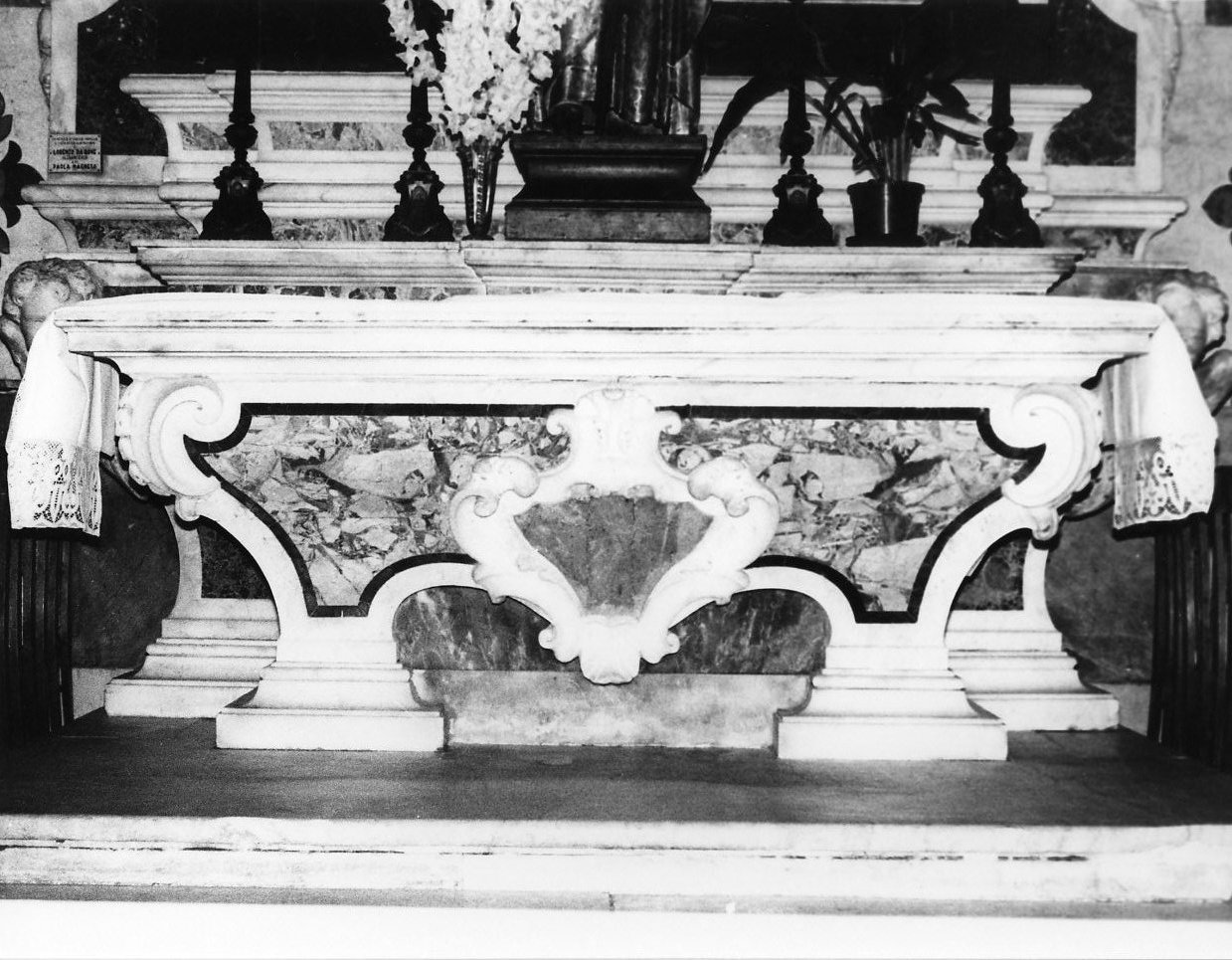 altare, insieme - manifattura ligure (prima metà sec. XIX)