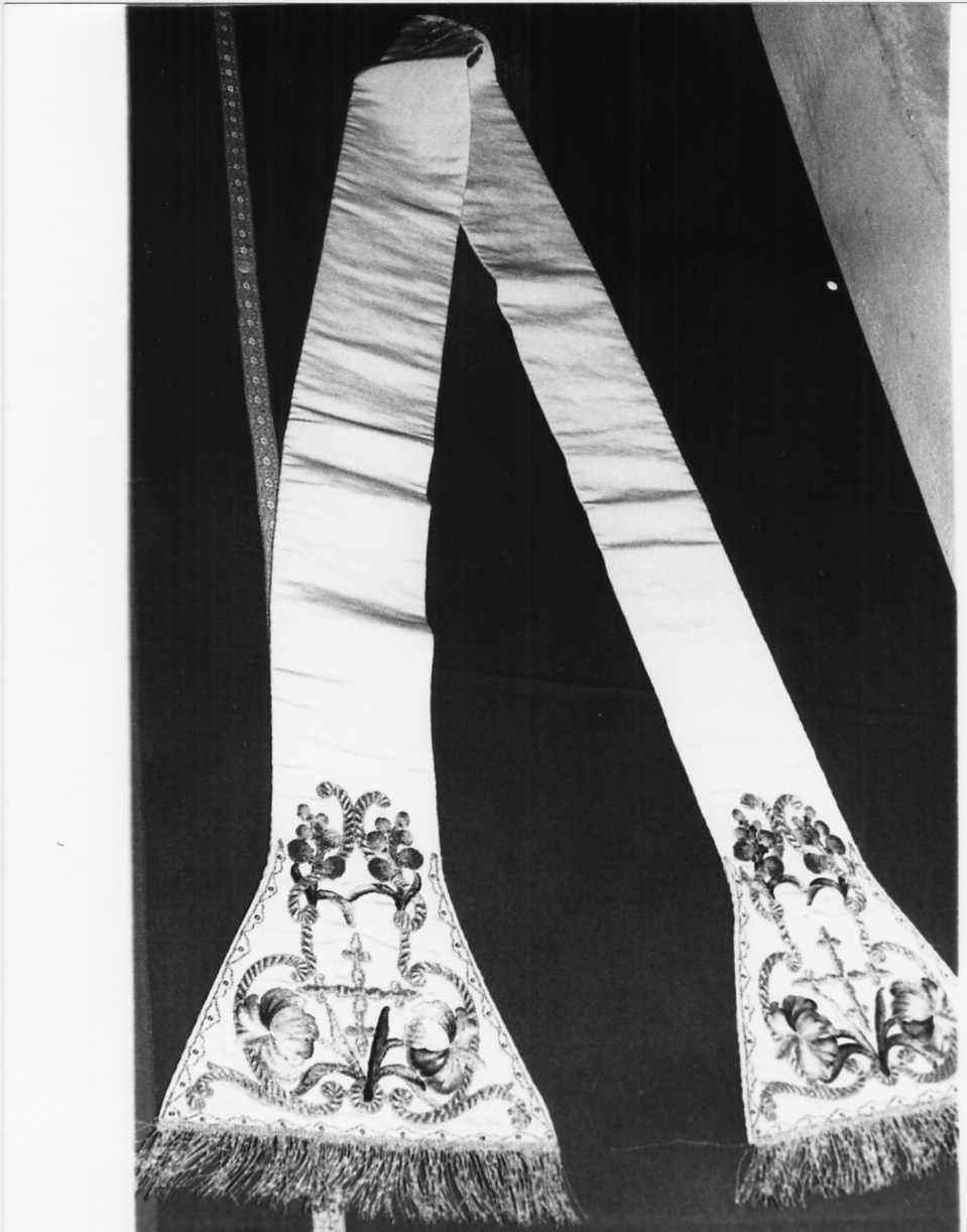 stola, opera isolata - manifattura ligure (sec. XVIII)