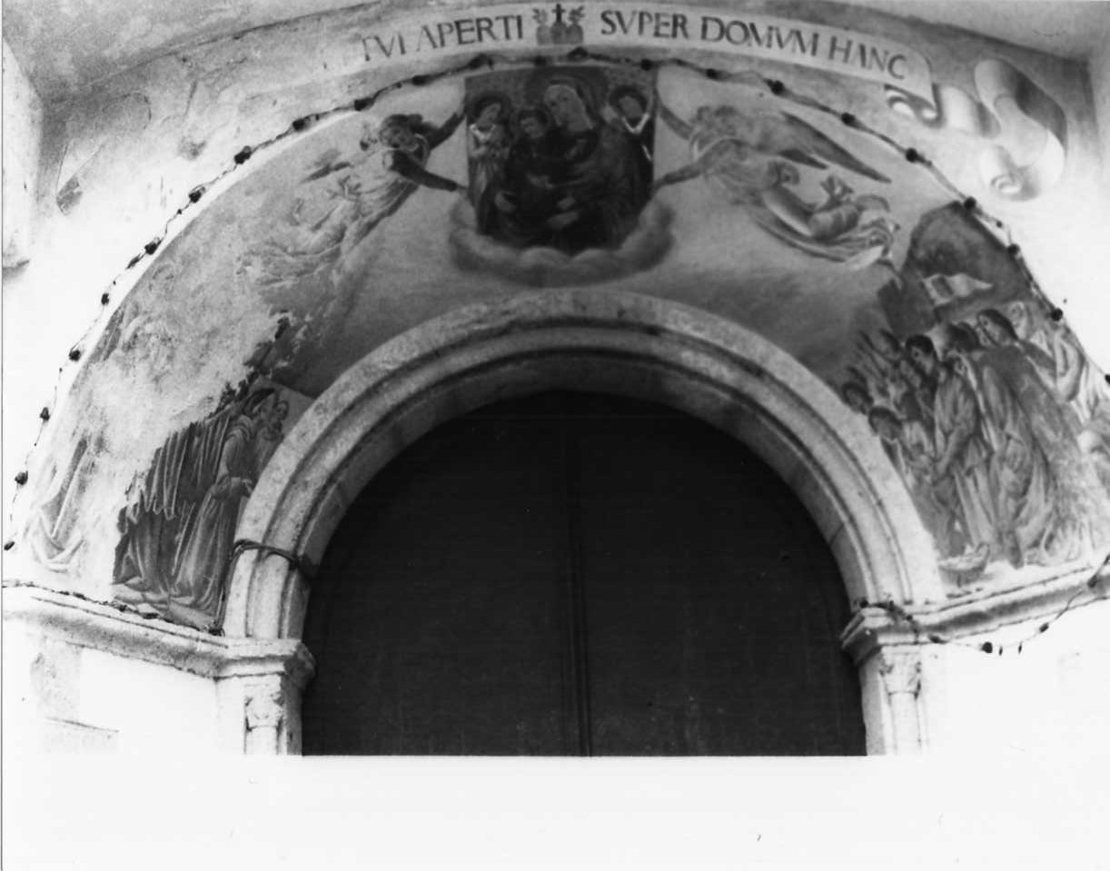 Madonna con Bambino e angeli (dipinto, opera isolata) - manifattura ligure (prima metà sec. XVI)