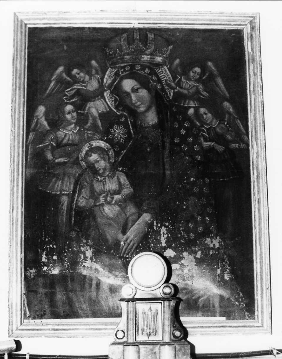 Madonna con Bambino (dipinto, opera isolata) - manifattura ligure (sec. XVII)