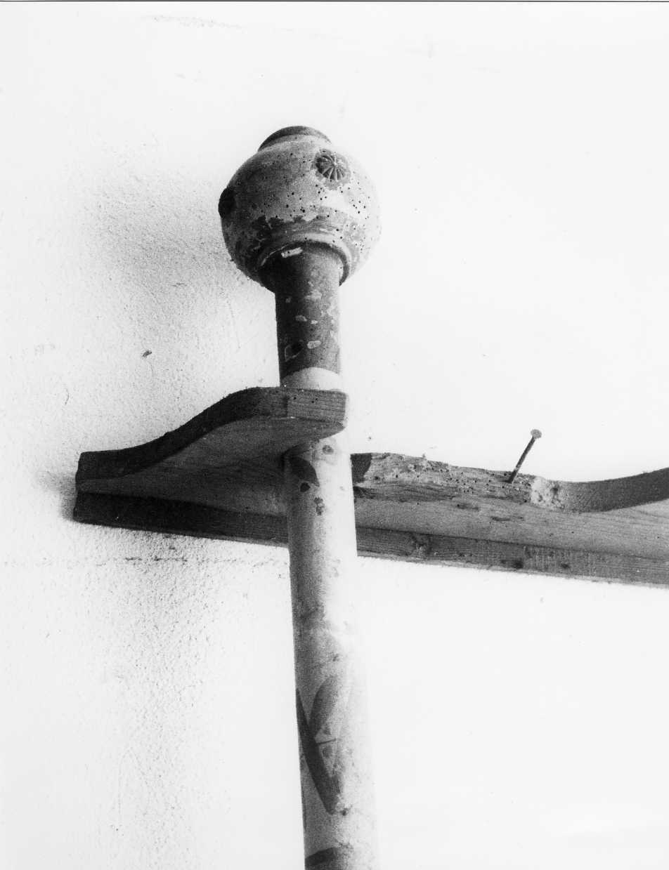 mazza processionale, opera isolata - manifattura ligure (sec. XIX)