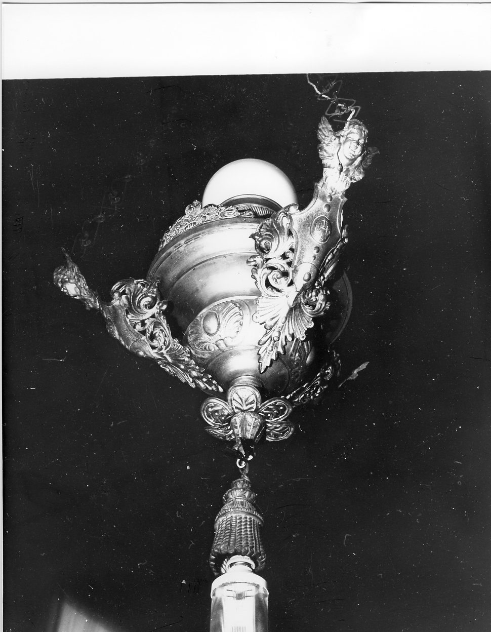 lampada, coppia - manifattura ligure (sec. XIX)