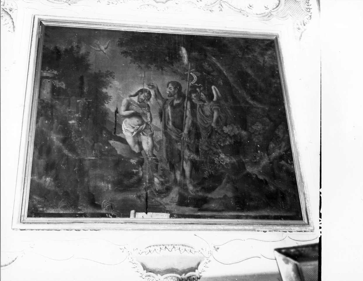 battesimo di Cristo (dipinto, ciclo) - ambito genovese (sec. XVII)