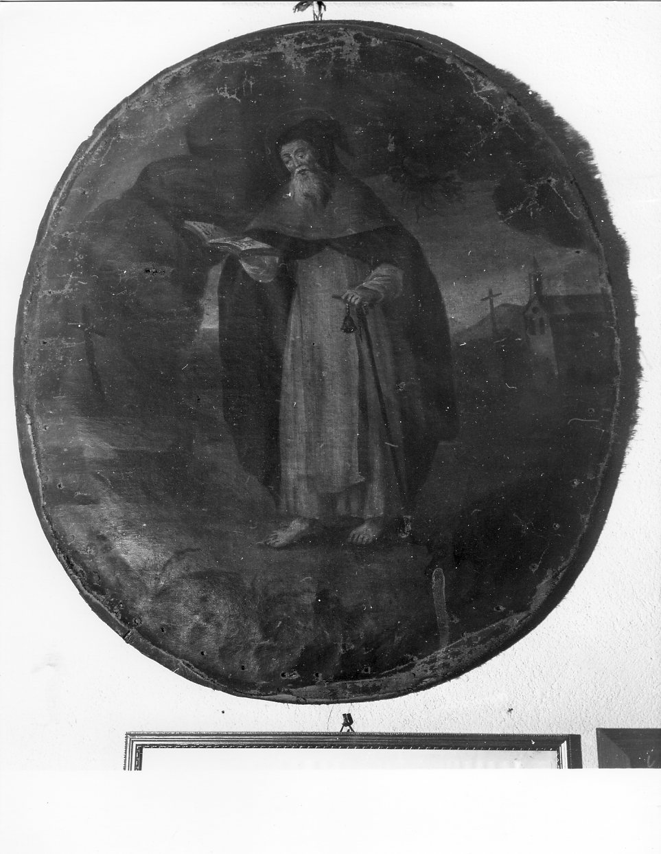 Sant'Antonio Abate (dipinto, opera isolata) - ambito ligure (secc. XVIII/ XIX)