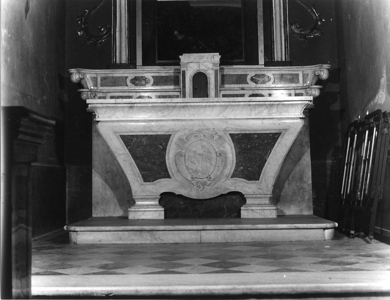 altare, insieme - manifattura ligure (seconda metà sec. XIX)