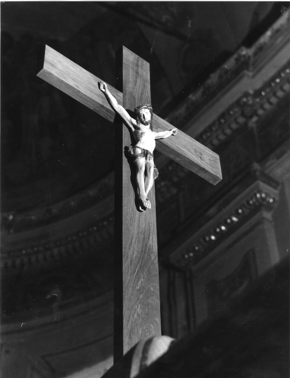 Cristo crocifisso (crocifisso, opera isolata) - manifattura ligure (fine/inizio secc. XIX/ XX)