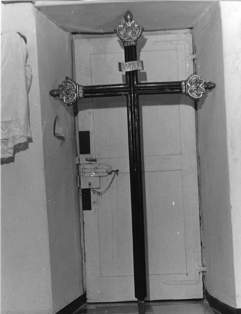 croce d'altare, opera isolata - manifattura ligure (prima metà sec. XIX)