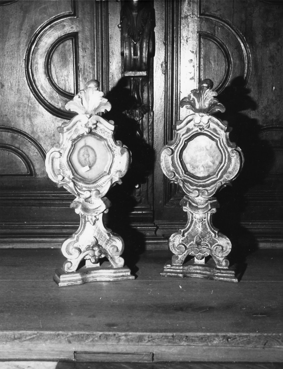 reliquiario - a ostensorio, serie - manifattura genovese (sec. XVIII)