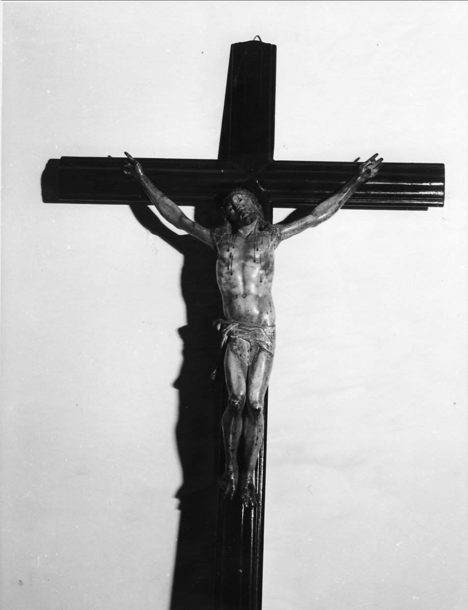 Cristo crocifisso (croce, opera isolata) - manifattura genovese (sec. XVII)