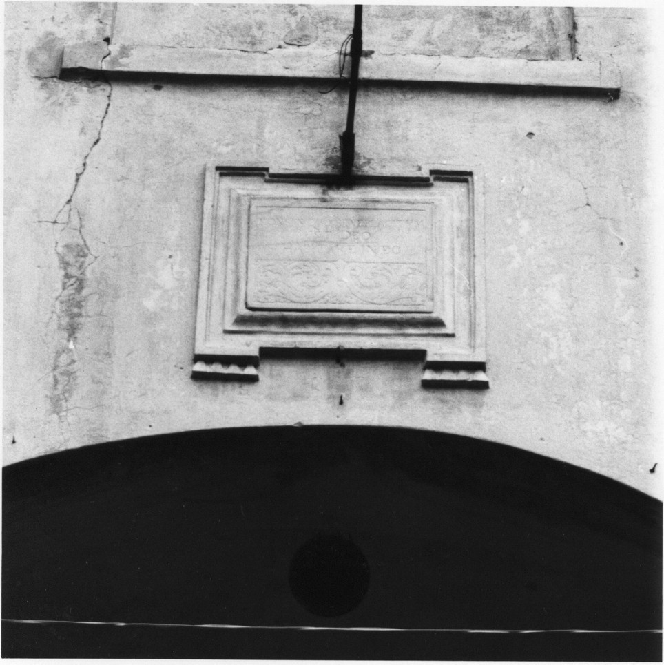 lapide, opera isolata - bottega ligure (fine sec. XVII)