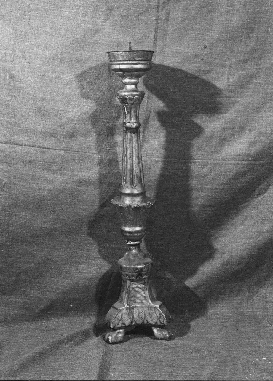 candeliere, serie - bottega ligure (fine sec. XIX)