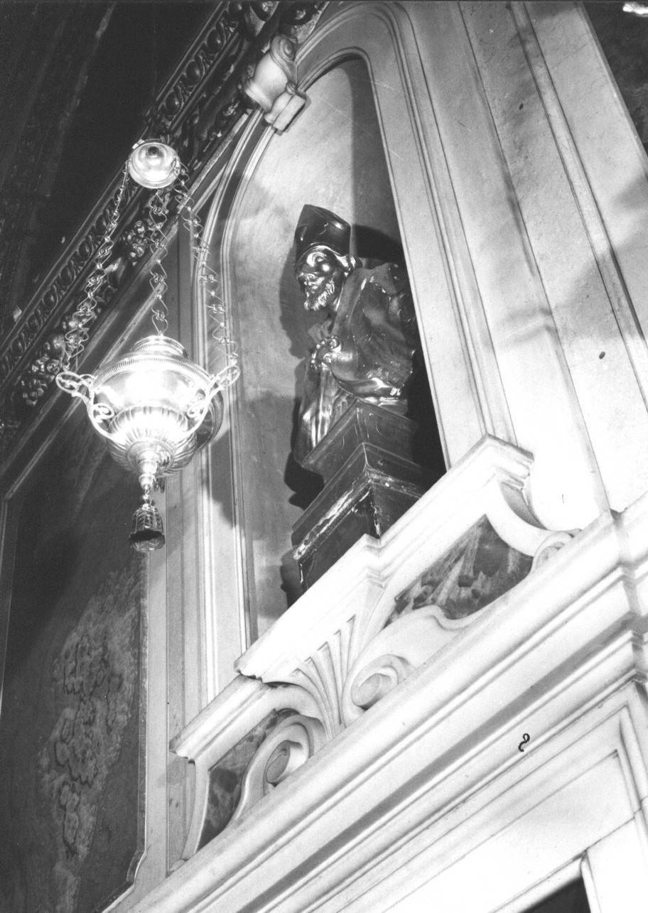 vescovo (scultura, coppia) - bottega italiana (sec. XX)