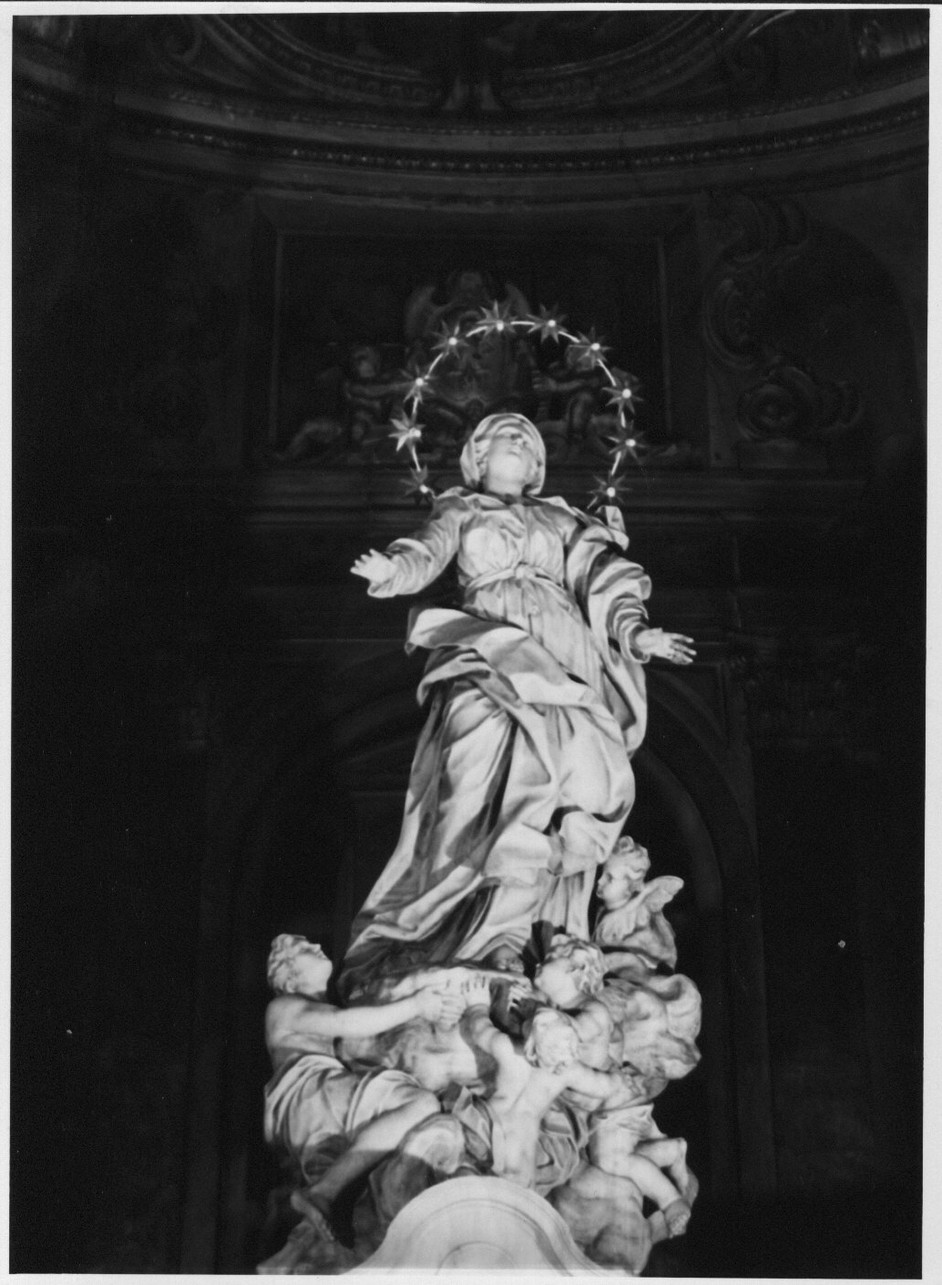 Madonna Assunta con angeli (altare maggiore, elemento d'insieme) di Bocciardo Pasquale (prima metà sec. XVIII)