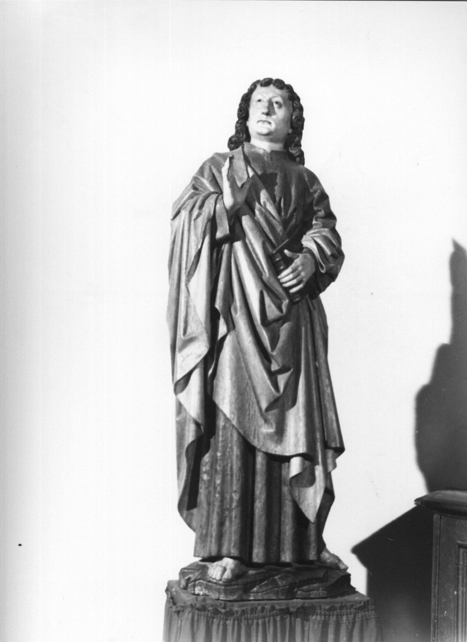 San Giovanni Evangelista (statua, opera isolata) - bottega tedesca (seconda metà sec. XV)