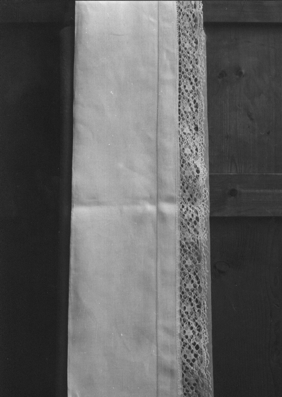 tovaglia d'altare, opera isolata - manifattura ligure (inizio sec. XX)