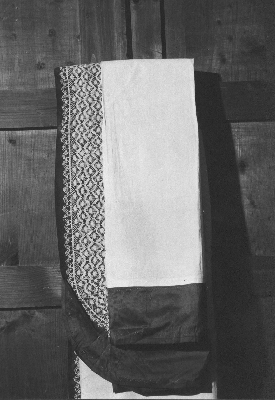 tovaglia d'altare, opera isolata - manifattura ligure (fine/inizio secc. XIX/ XX)