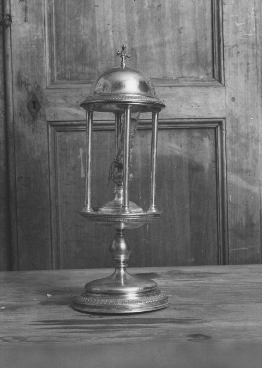 reliquiario architettonico - a tempietto, opera isolata - bottega ligure (sec. XX)