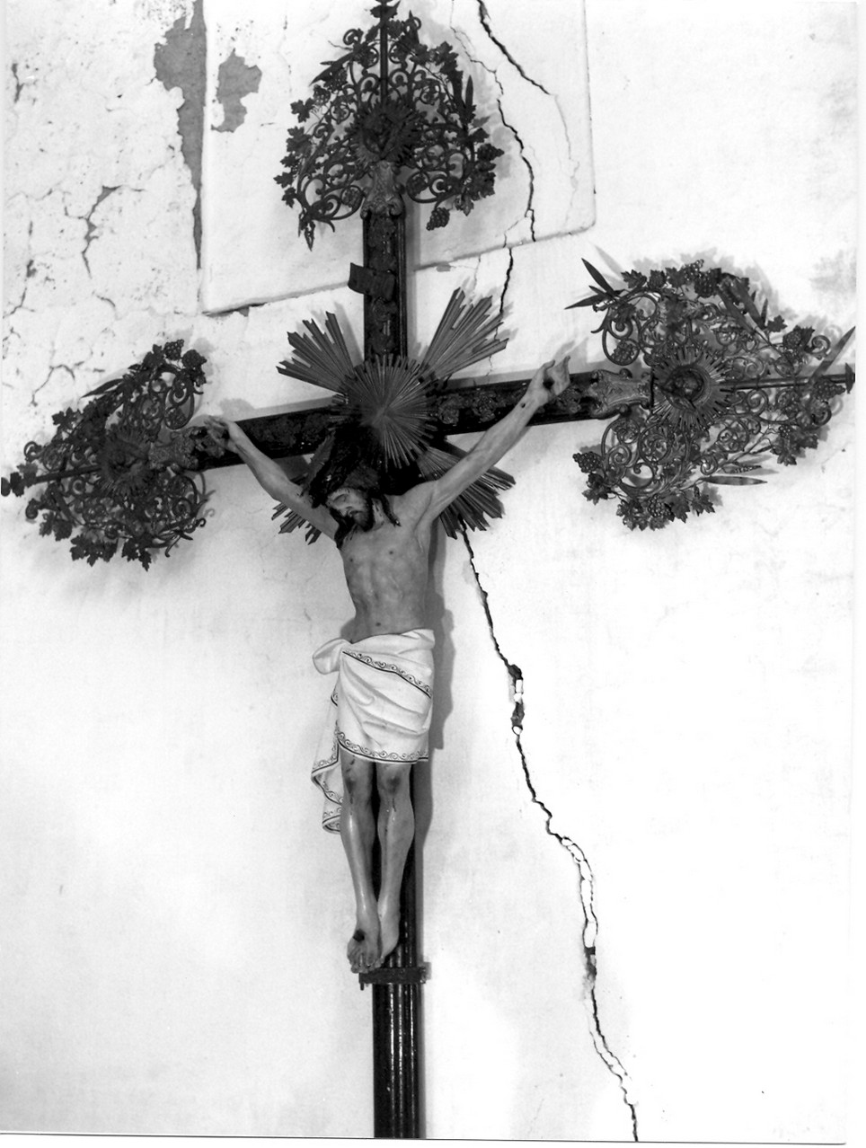 croce processionale, opera isolata - bottega ligure (seconda metà sec. XIX)