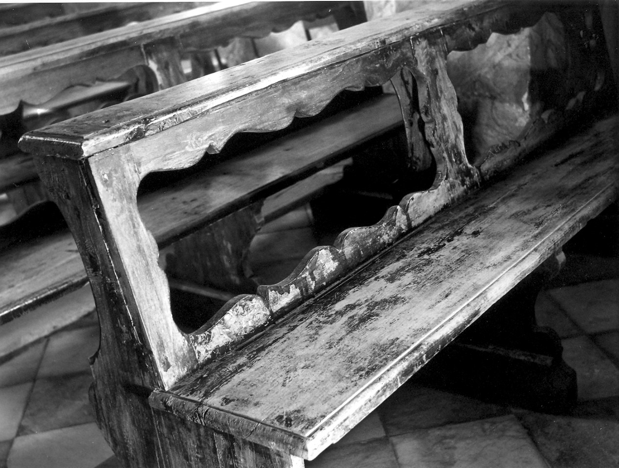 panca, opera isolata - bottega ligure (sec. XVIII)