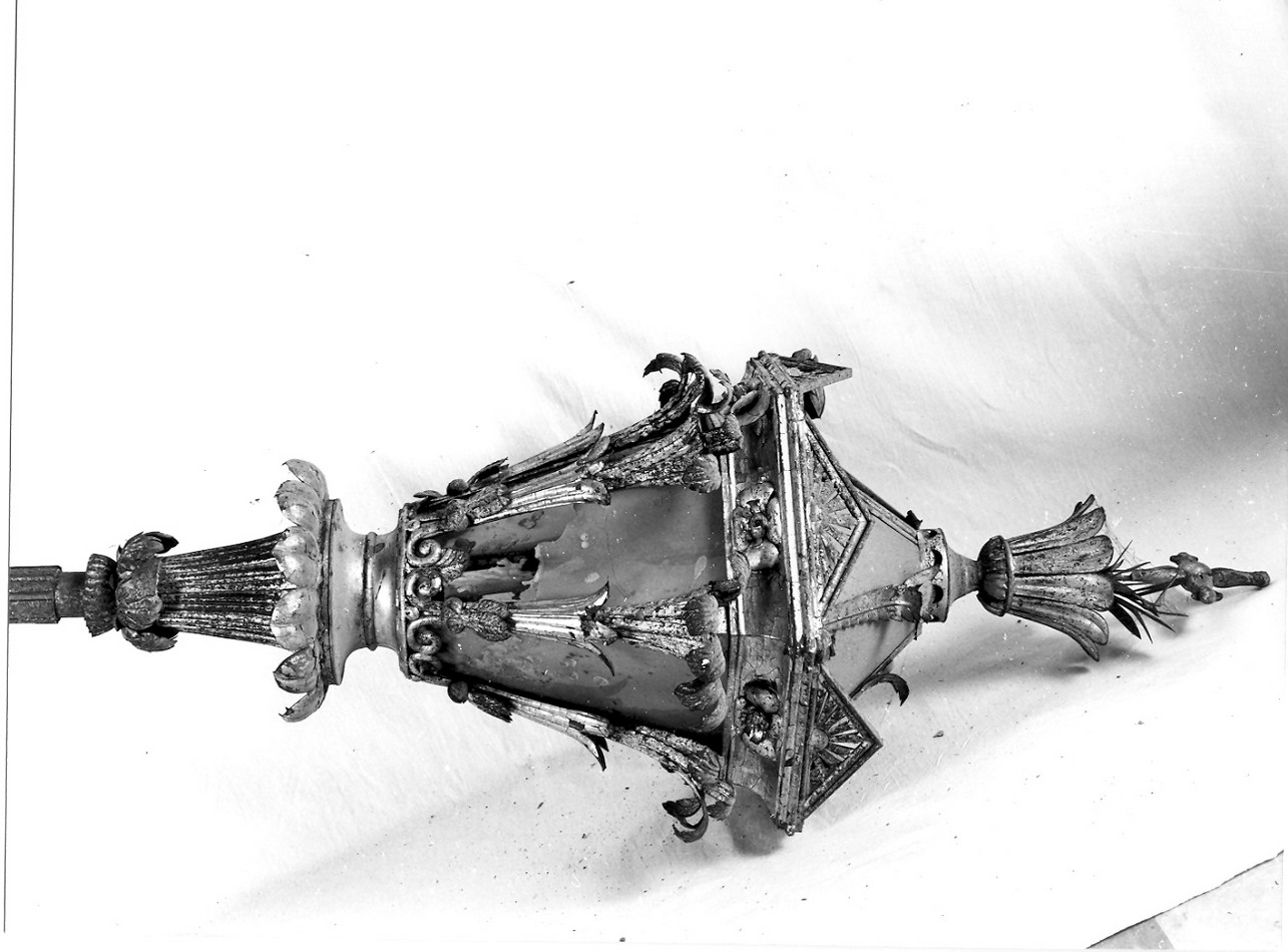 lanterna processionale, serie - bottega ligure (sec. XIX)