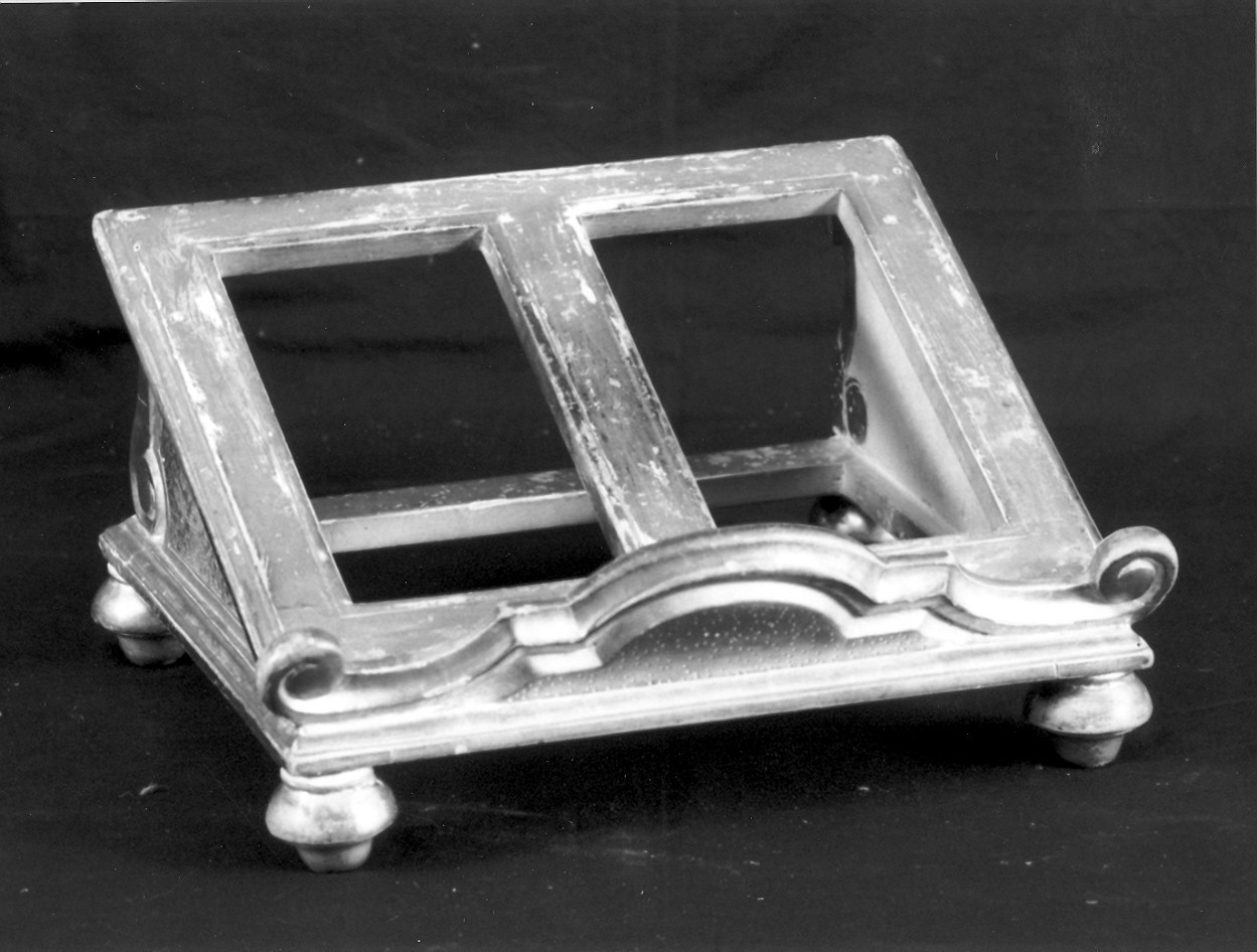 leggio d'altare, pendant - bottega ligure (seconda metà sec. XIX)