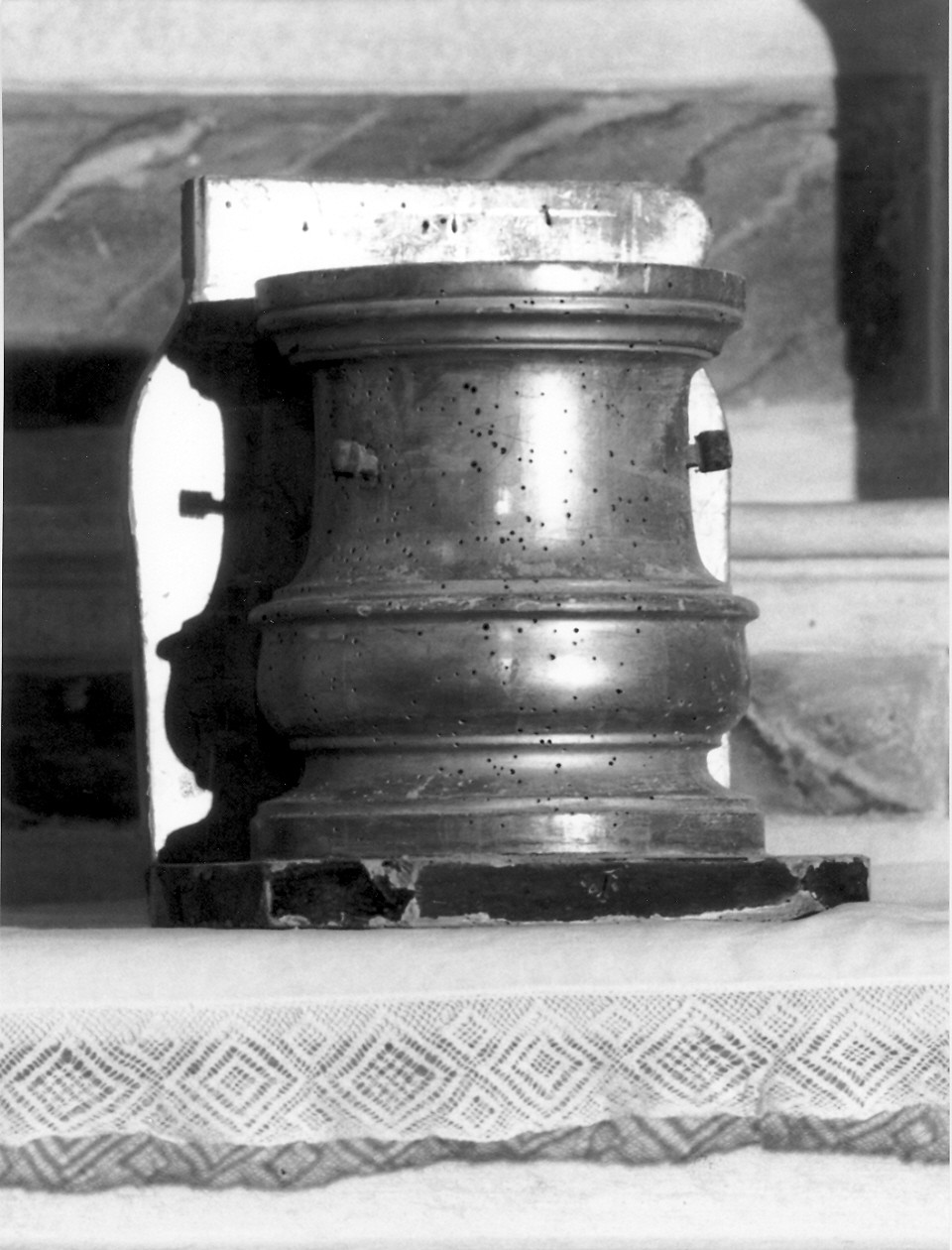 alzata, opera isolata - bottega ligure (seconda metà sec. XIX)