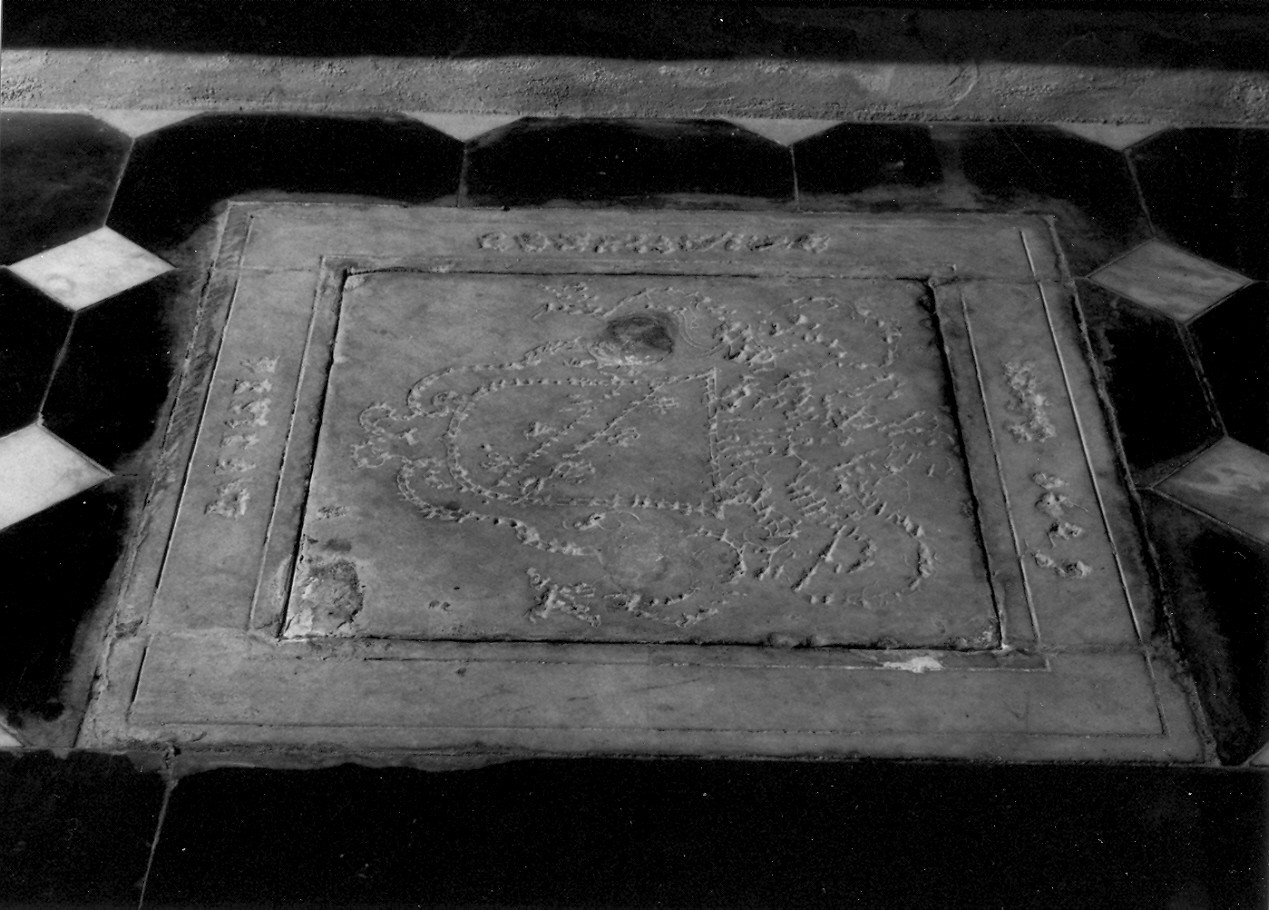 lapide tombale, opera isolata - bottega ligure (sec. XVII)