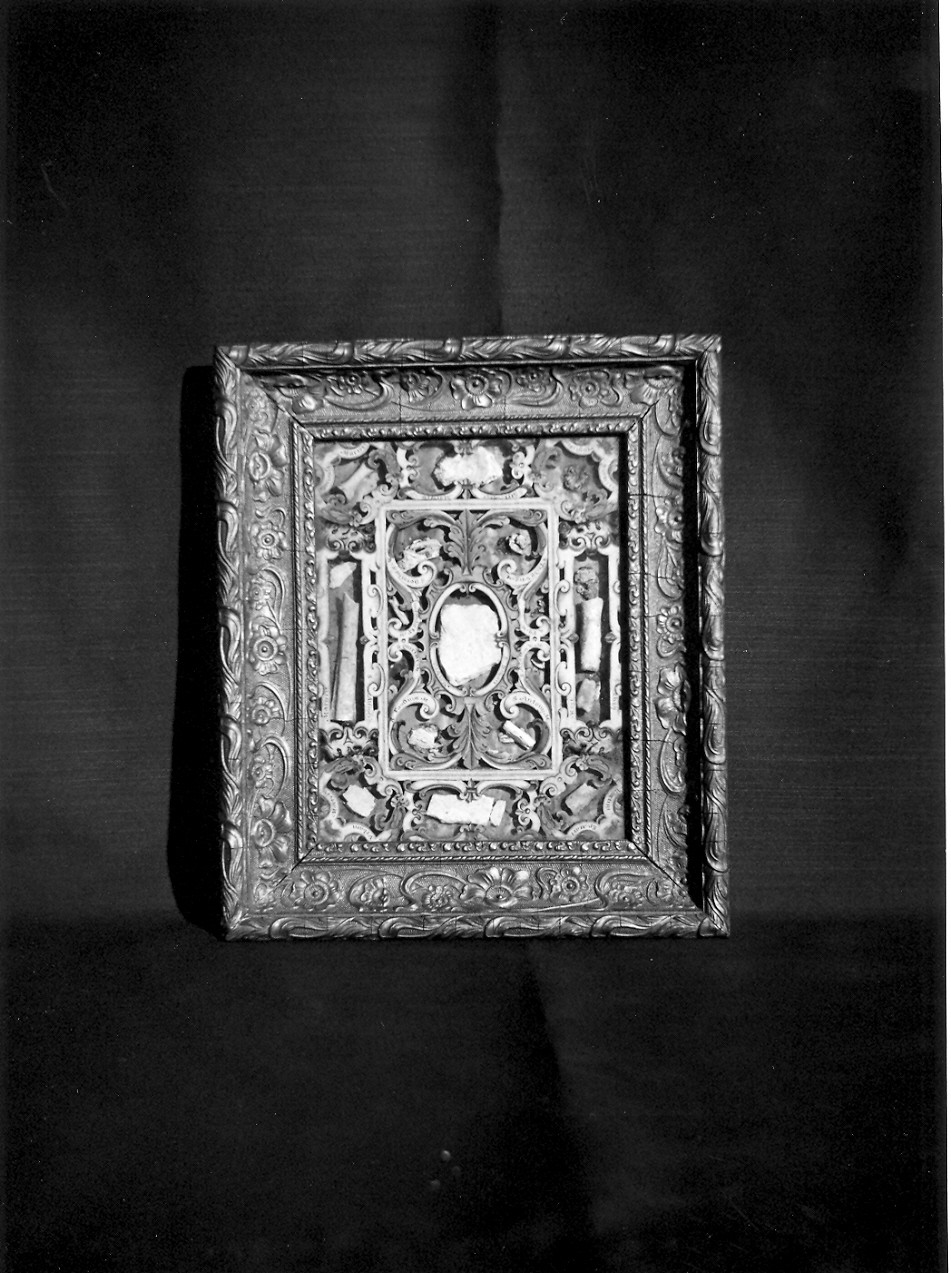 reliquiario - a retablo, opera isolata - bottega italiana (ultimo quarto sec. XIX)