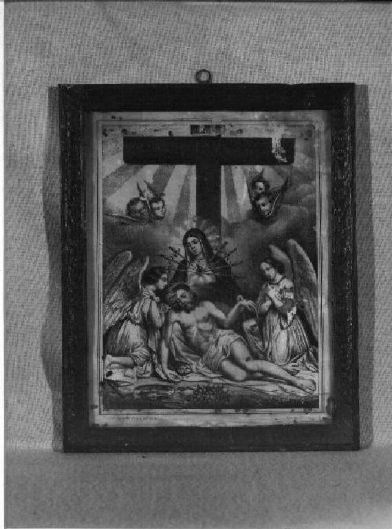 cornice, elemento d'insieme - PRODUZIONE LIGURE (secondo quarto sec. XIX)