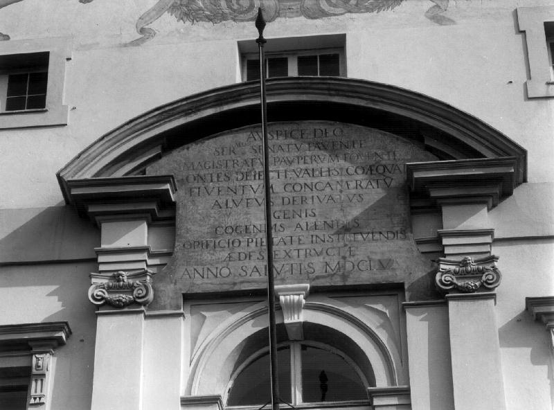 lapide, opera isolata - PRODUZIONE LIGURE (sec. XVII)