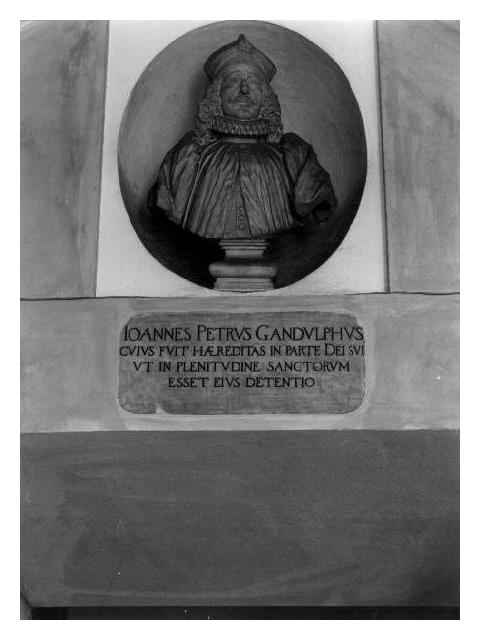 lapide, elemento d'insieme - bottega italiana (seconda metà sec. XVII)