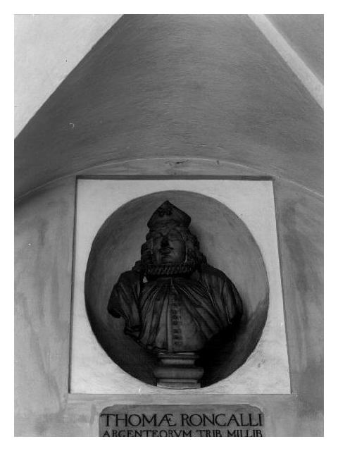 ritratto d'uomo (scultura, elemento d'insieme) - bottega ligure (seconda metà sec. XVIII)