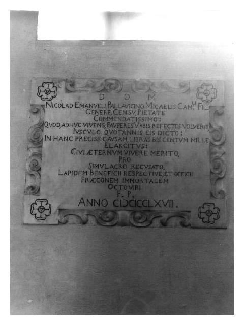 motivi decorativi (lapide commemorativa, opera isolata) - bottega genovese (seconda metà sec. XVIII)