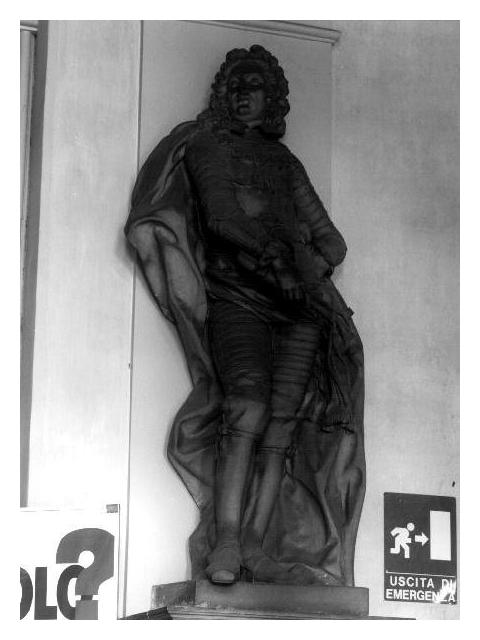 figura maschile (statua, elemento d'insieme) di Bocciardo Pasquale (metà sec. XVIII)