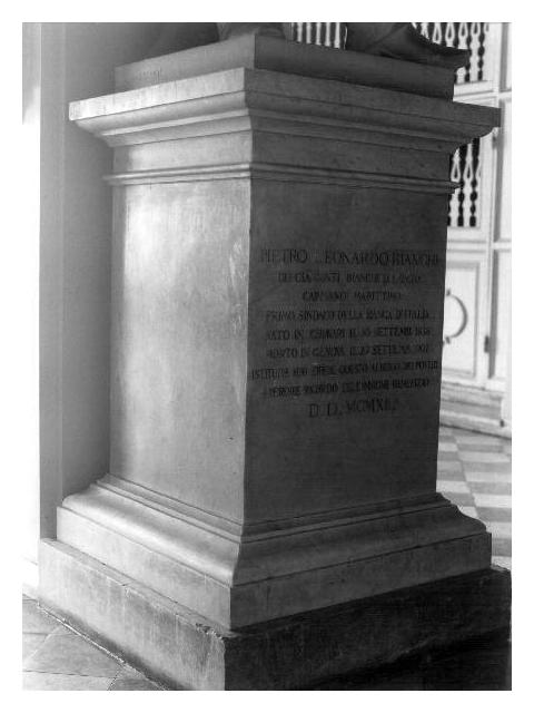 piedistallo, elemento d'insieme - bottega ligure (sec. XX)