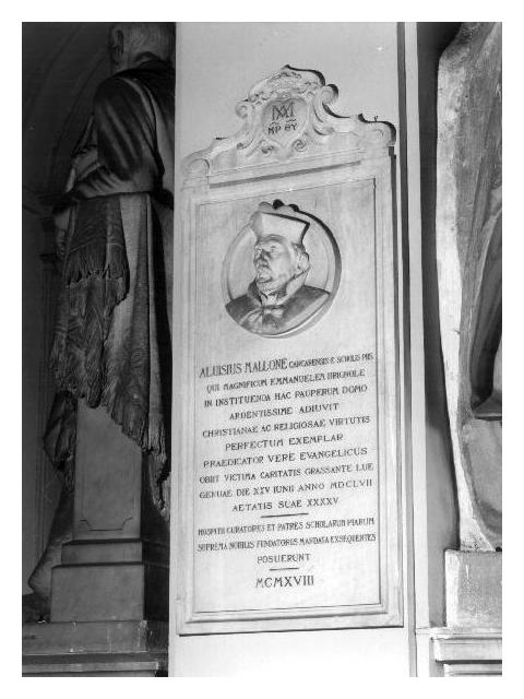 busto maschile (lapide, opera isolata) di Canessa Achille (sec. XX)