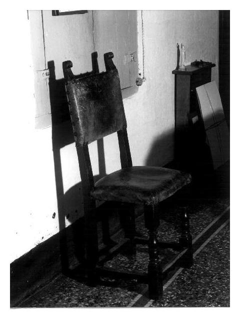 sedia, coppia - PRODUZIONE LIGURE (secc. XVII/ XVIII)