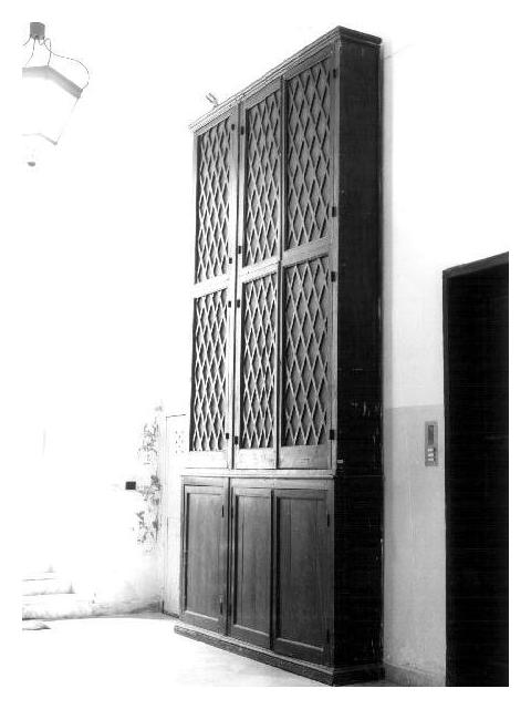 armadio per archivi, coppia - bottega ligure (secondo quarto sec. XIX)